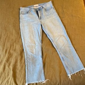 Everlane kick crop jeans, size 30